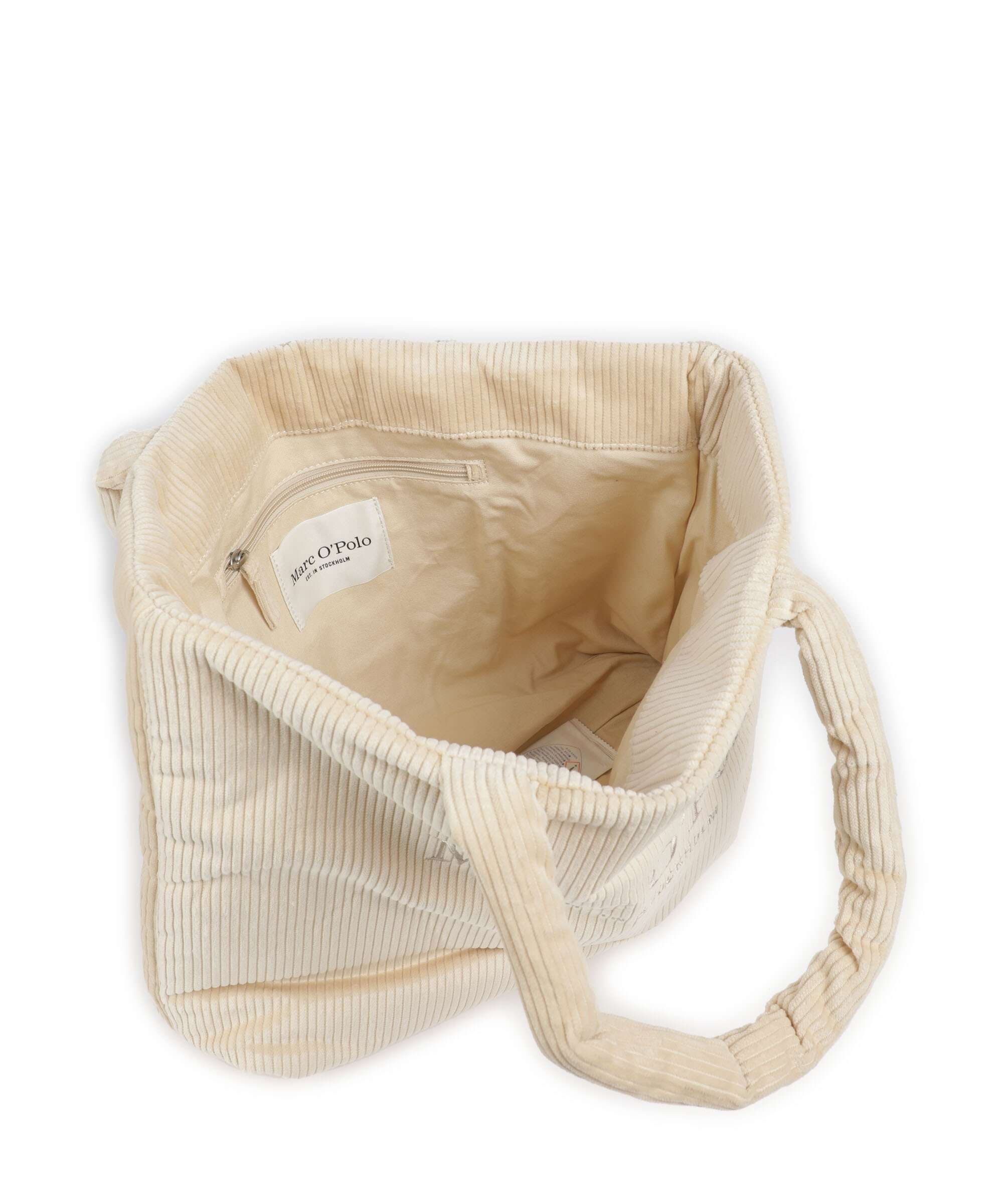 Marc O'Polo Björk M Tote bag cotton natural stone - 5000007859