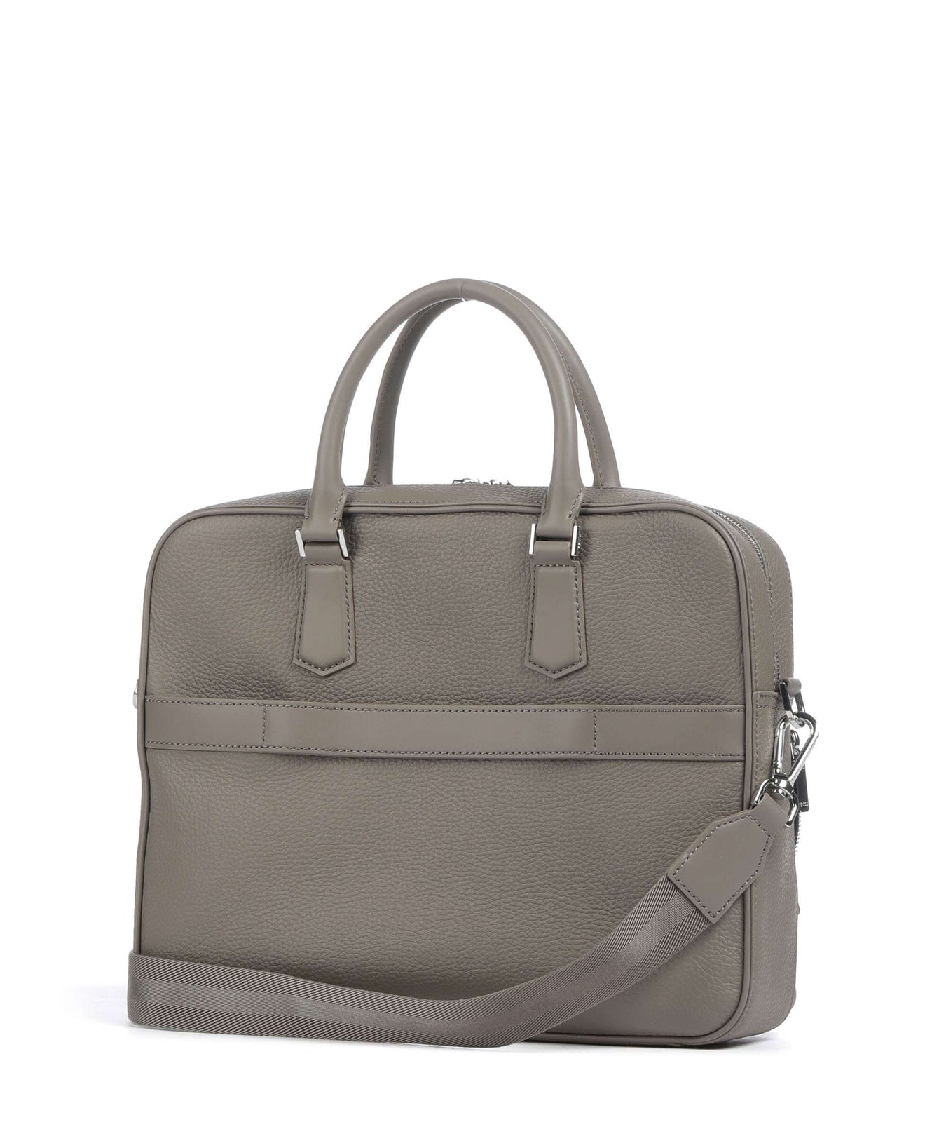 BOSS Crosstown Briefcase open green