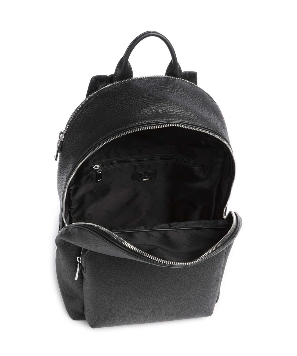 BOSS Crosstown Backpack 13″ grained cow leather black