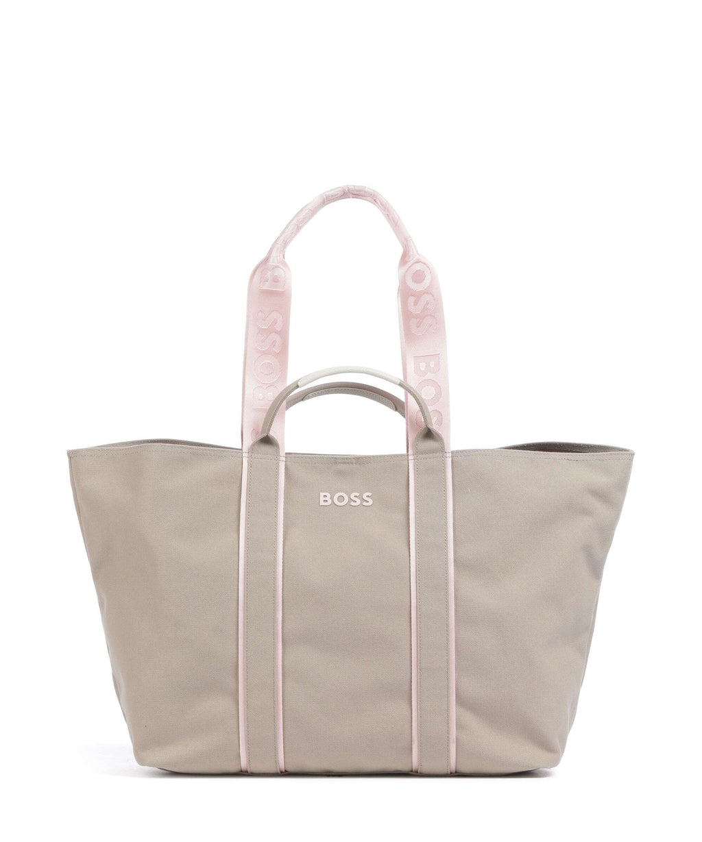 BOSS Tote bag light beige