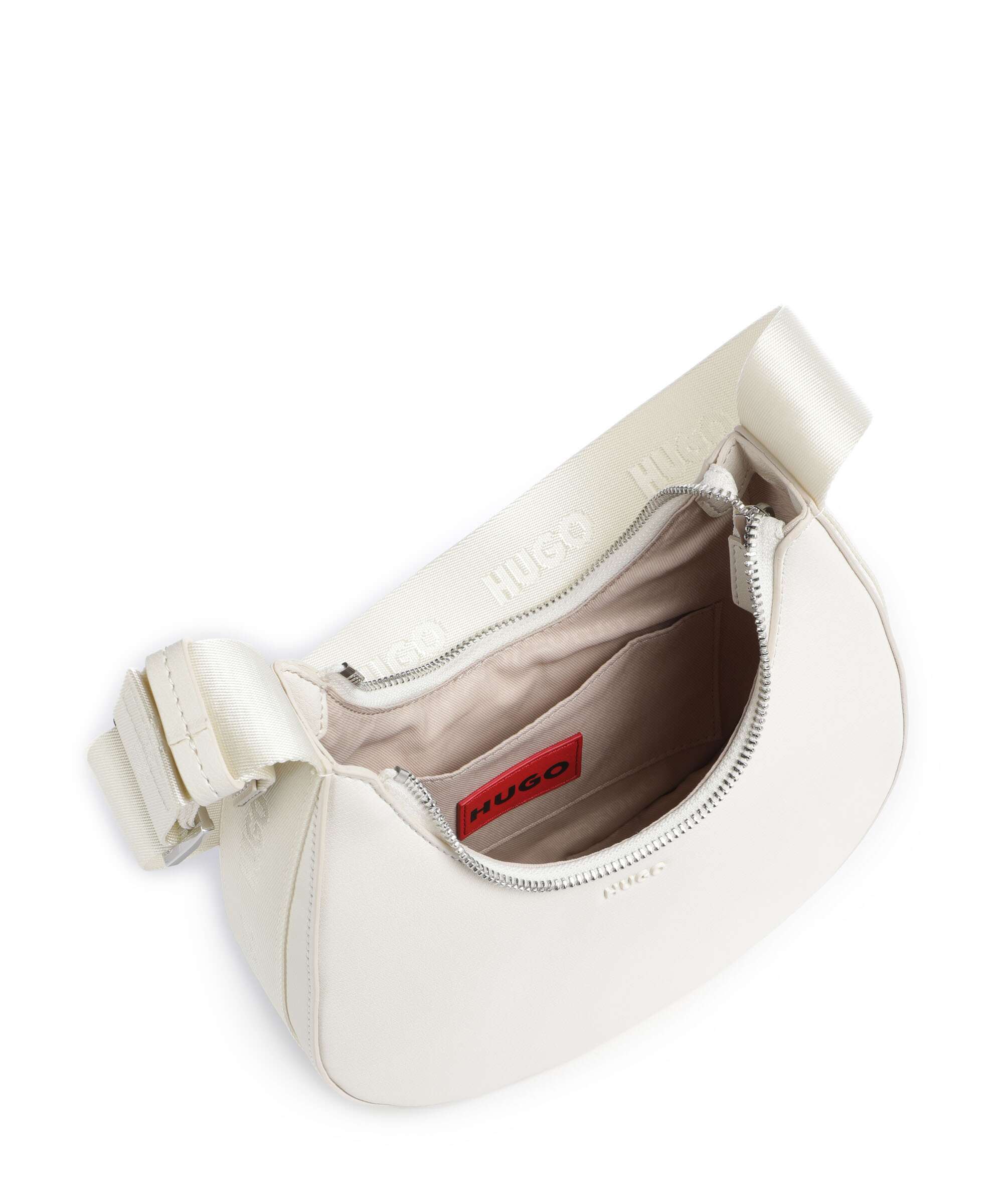 Hugo Bel 2.0 Hobo bag open white