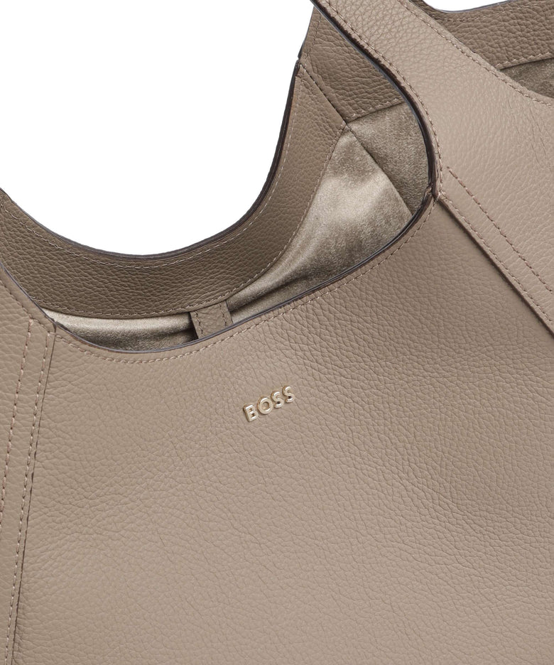 BOSS Lenah Big Tote bag open brown