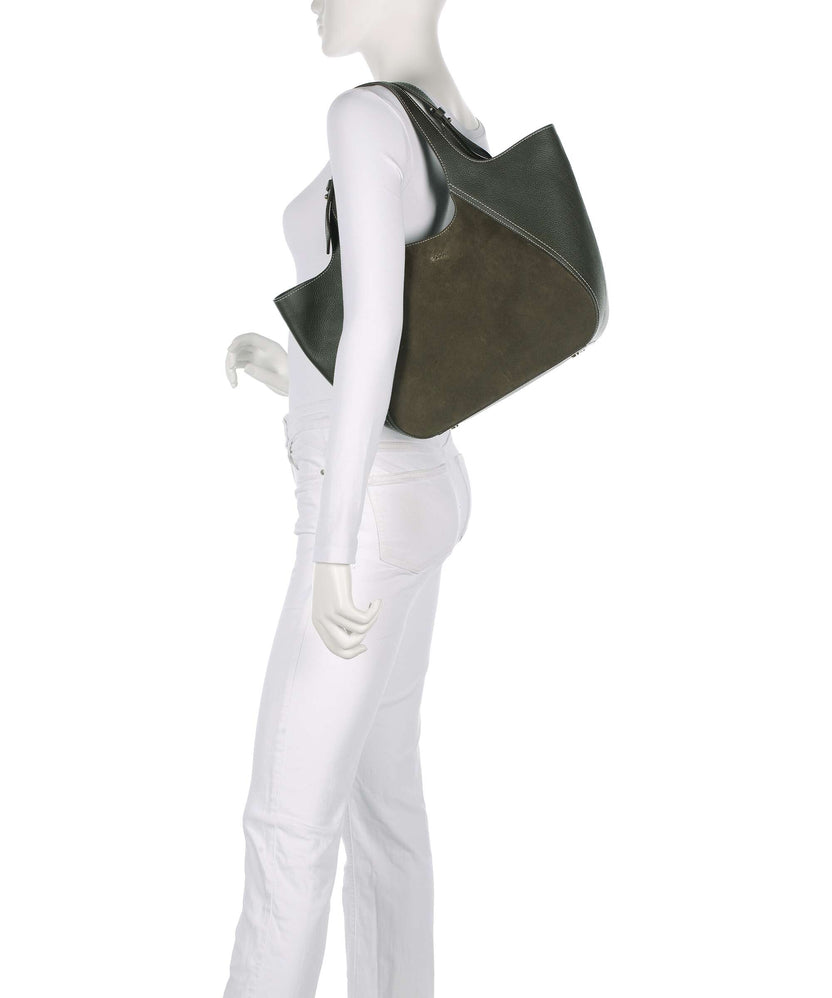 BOSS Lenah Big Tote bag dark green