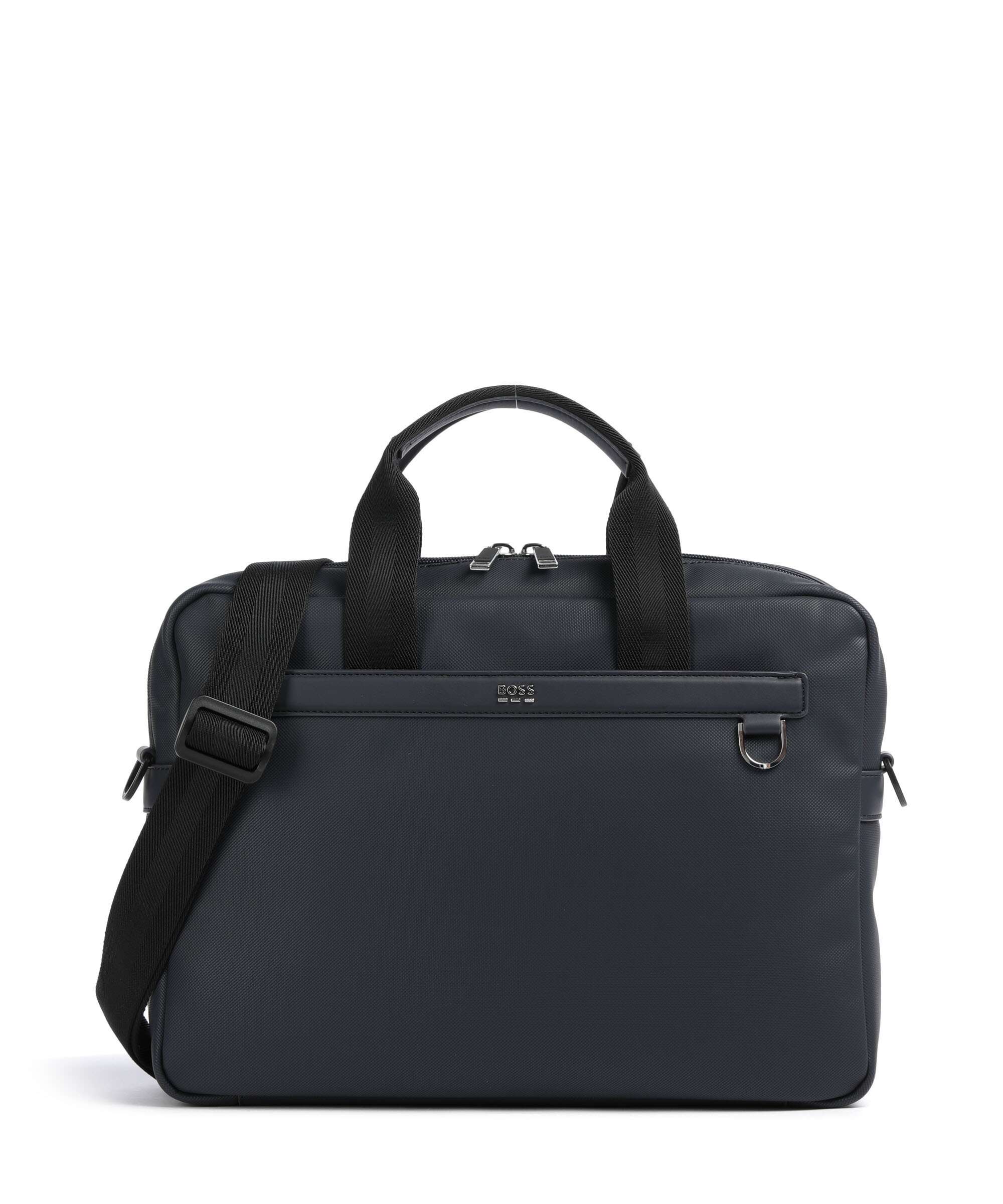 BOSS Jinko Briefcase 14″ imitation leather dark blue - 50548768