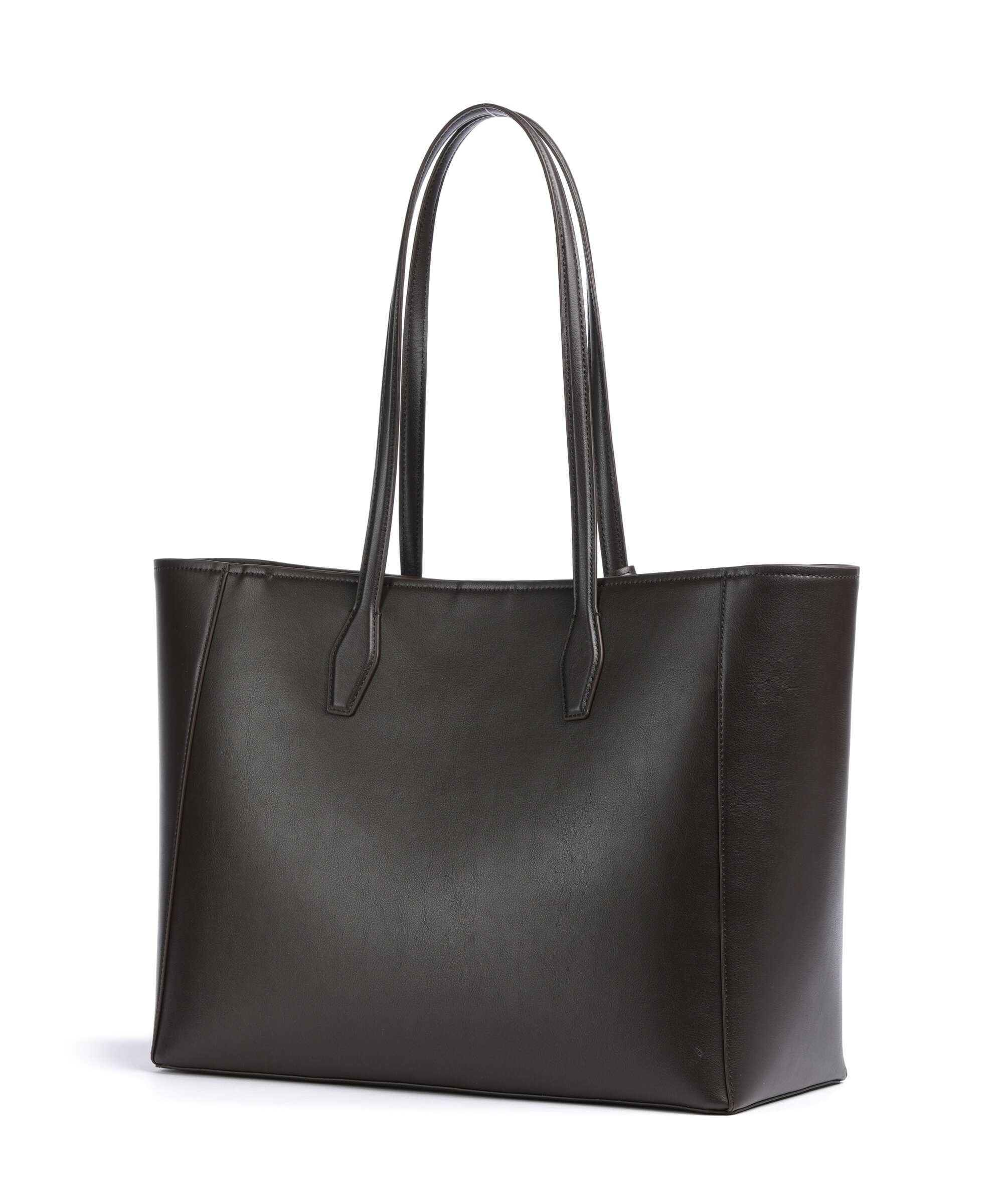 BOSS Numah Tote bag 14″ fine grain cow leather dark brown