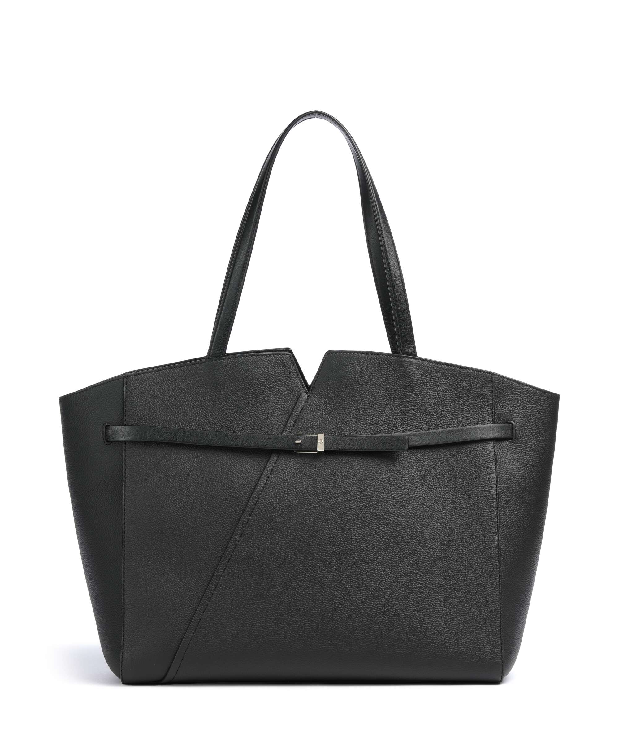 BOSS Revers Tote bag 13″ grained cow leather black - 50563229-001 – WARDOW