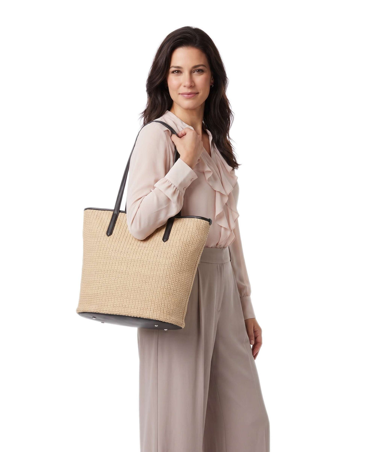 BOSS Jala Tote bag open white