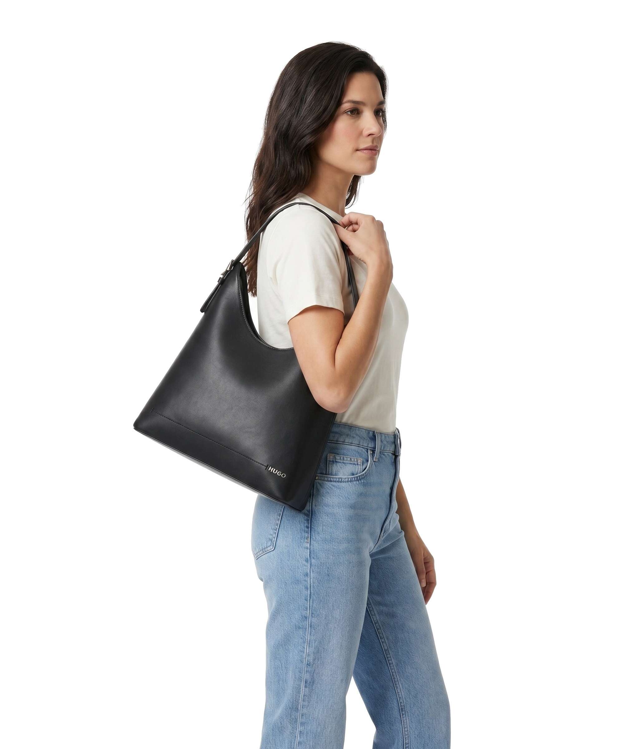 Hugo Yorih Hobo bag black