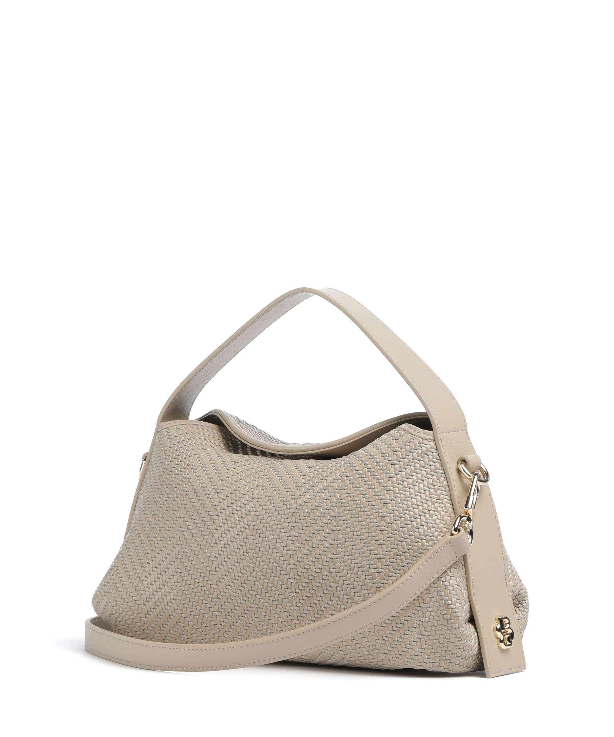 BOSS Caylie Crossbody bag imitation leather light beige - 50567975