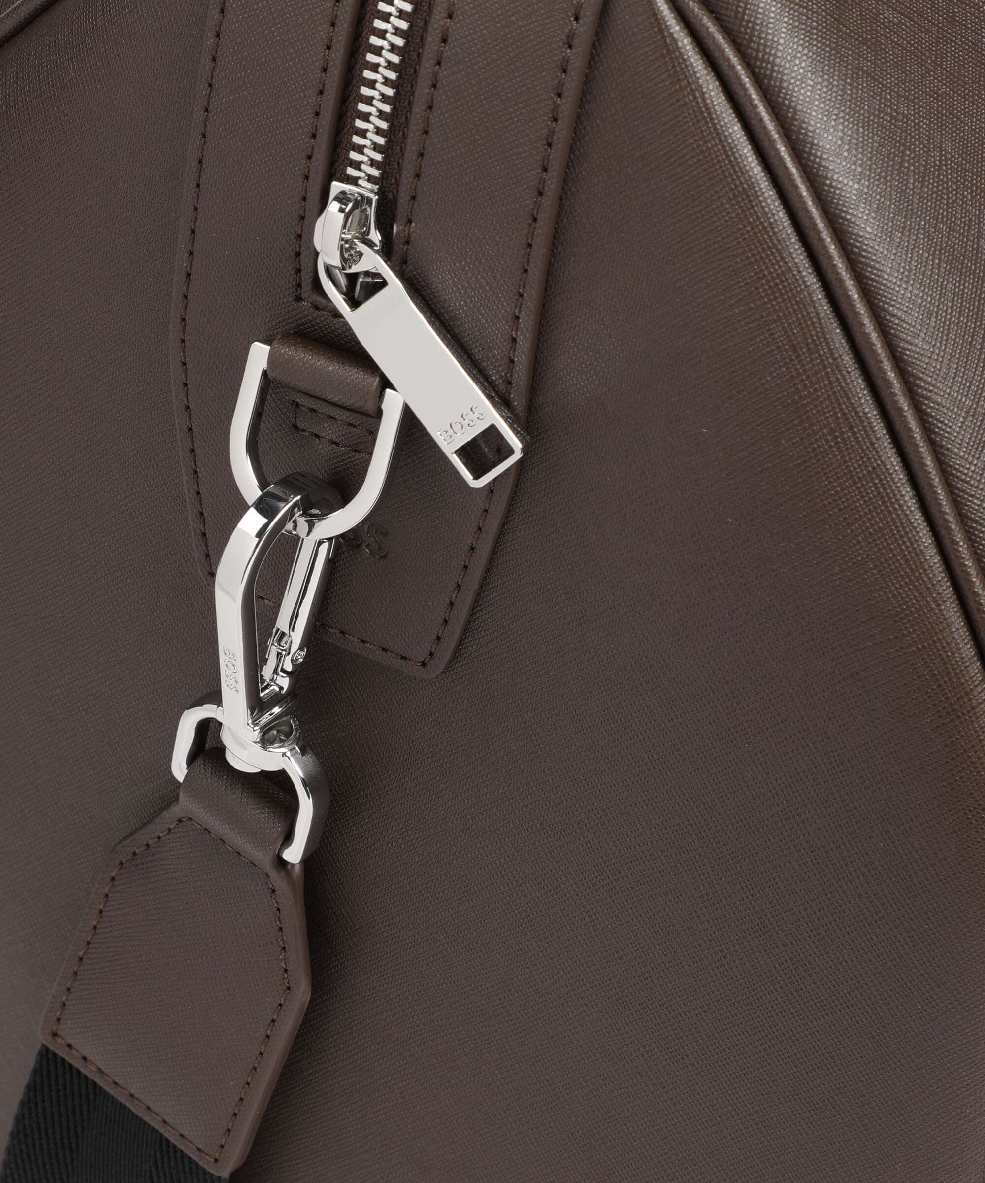 BOSS Northon Weekend bag dark brown