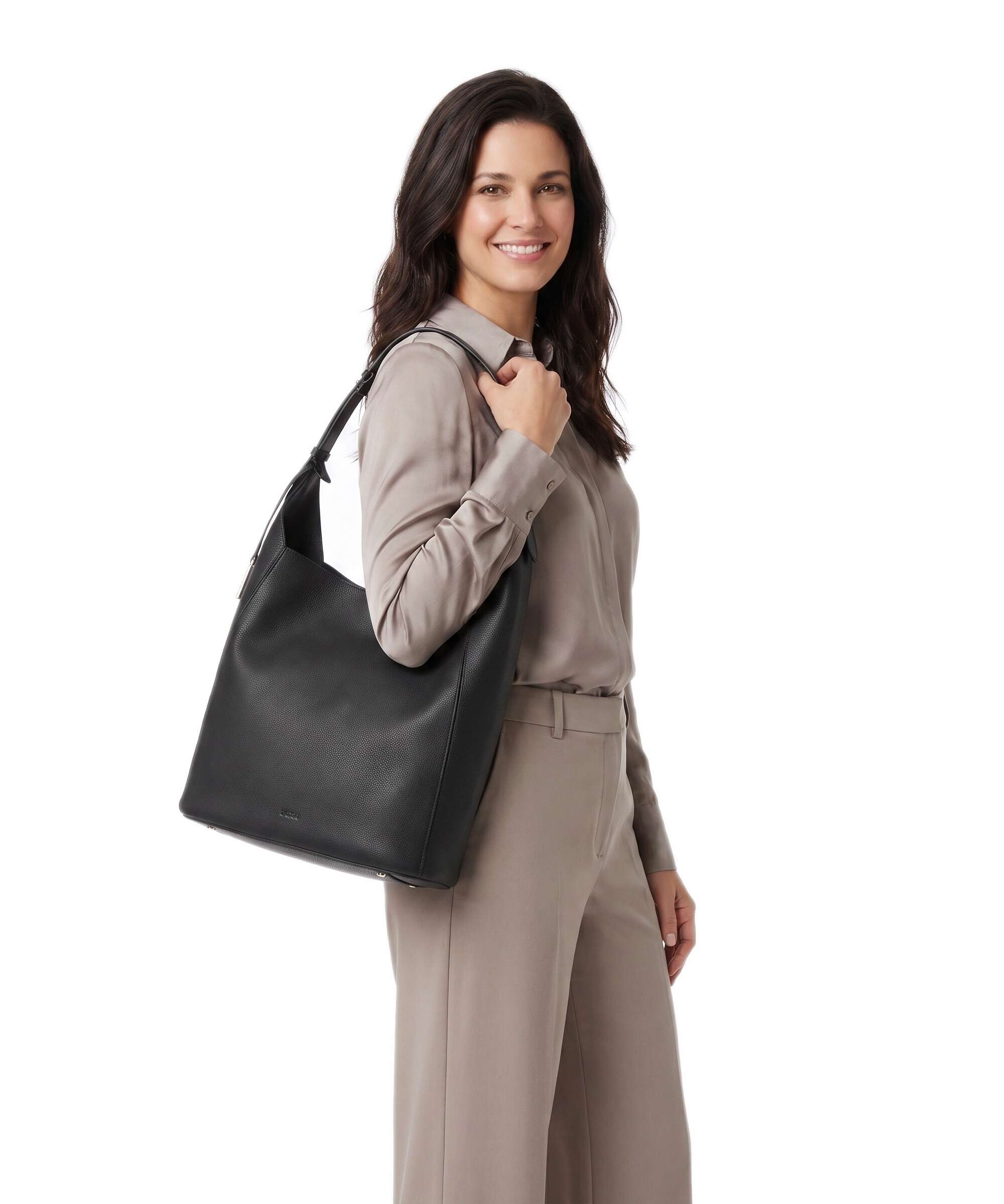 BOSS Ameline Hobo bag black