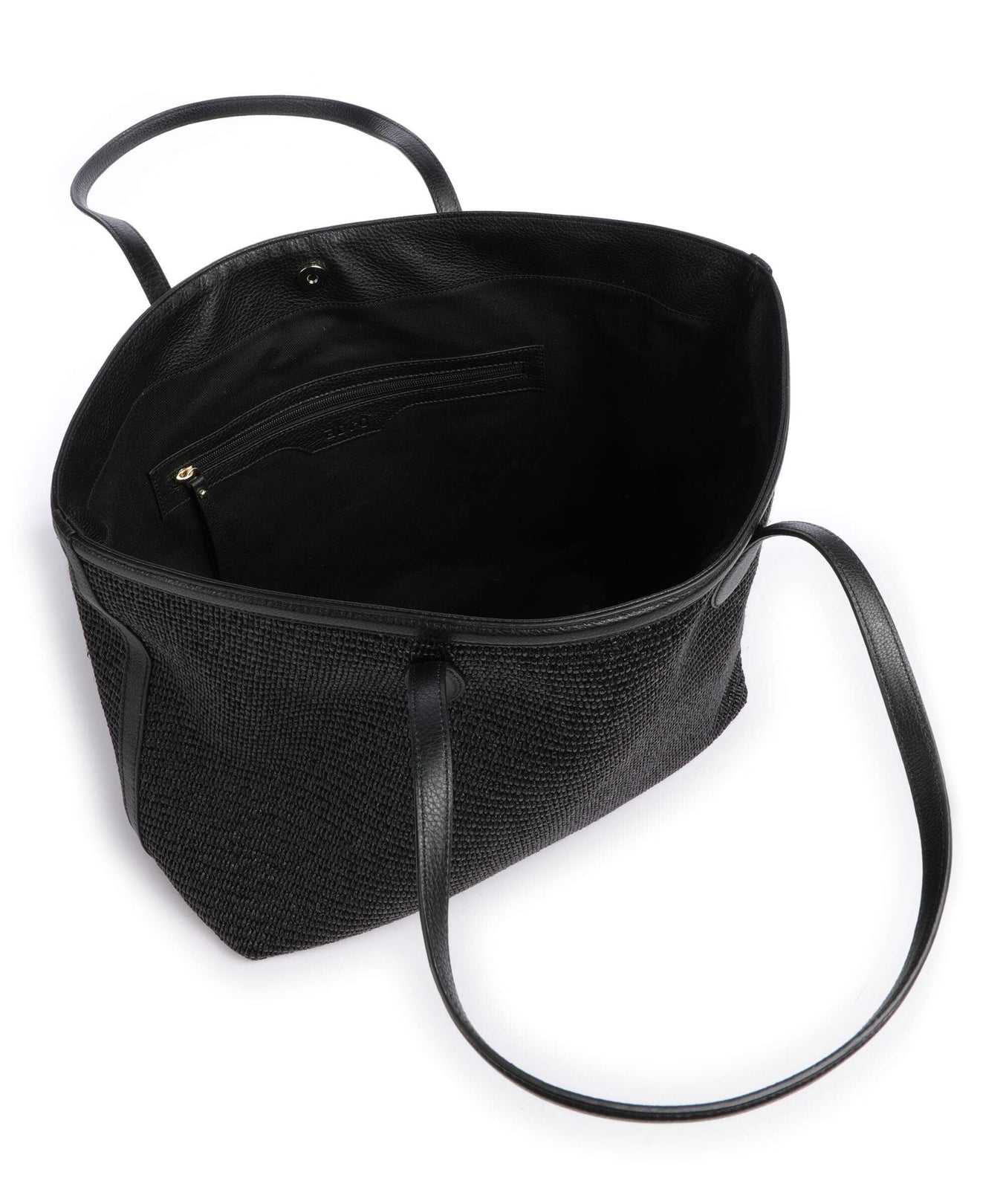 Abro Raffia Primula Tote bag black