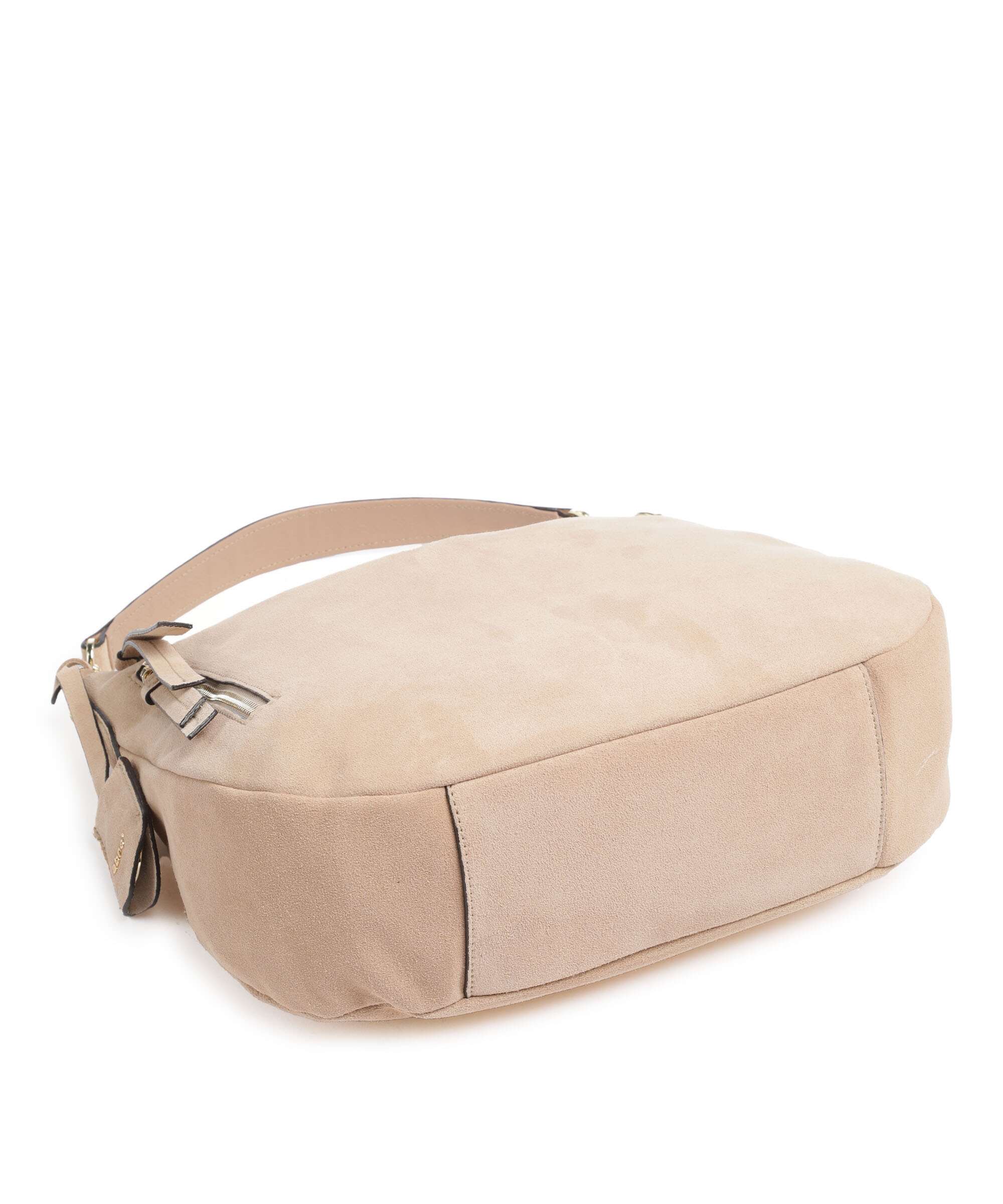 Abro Suede Juna Hobo bag natural