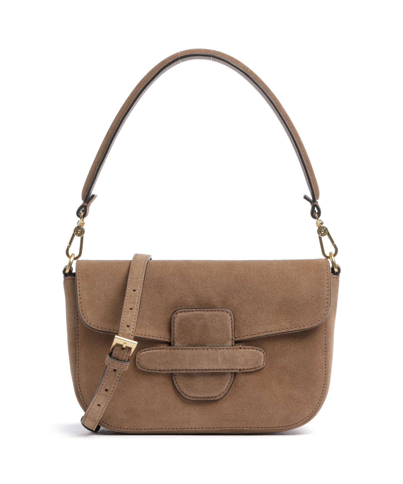 Abro Suede Camilla Shoulder bag camel