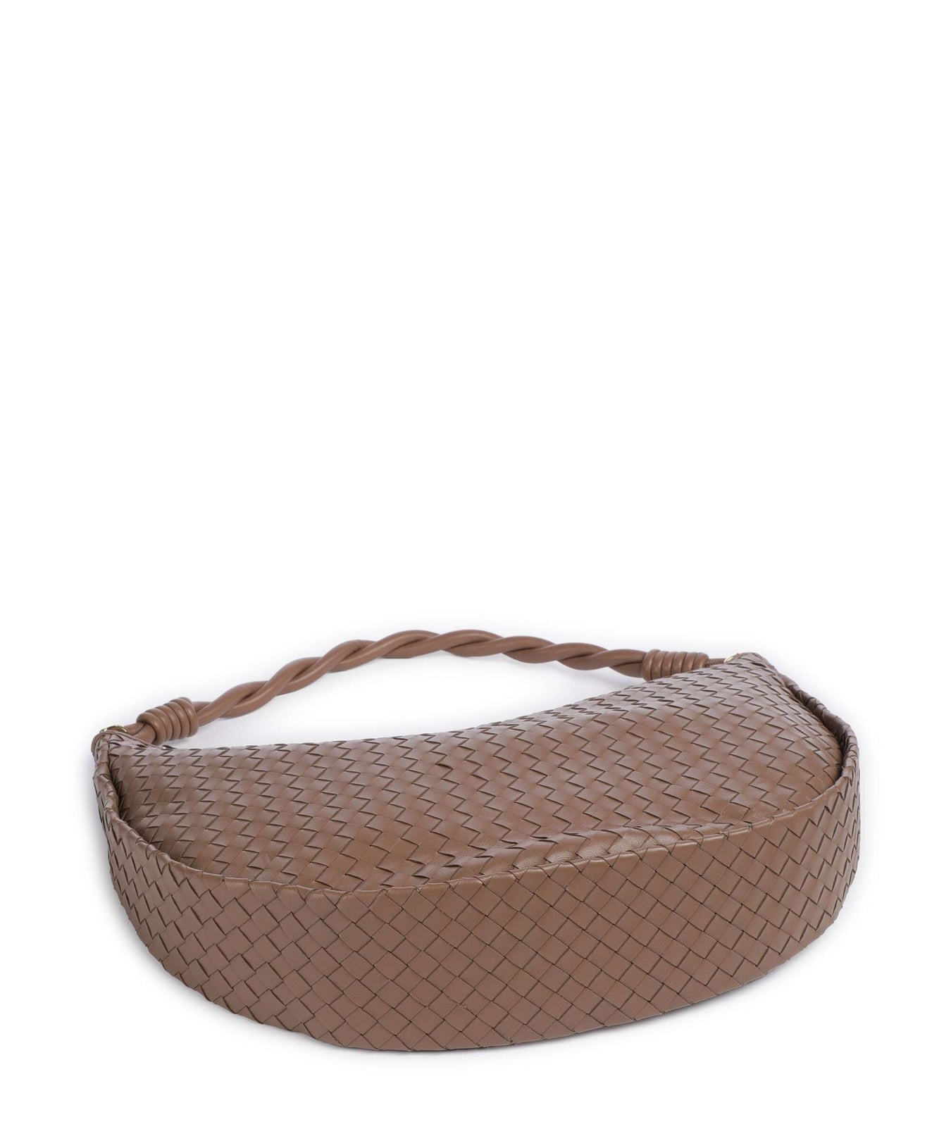 Abro Piuma Moon Hobo bag camel