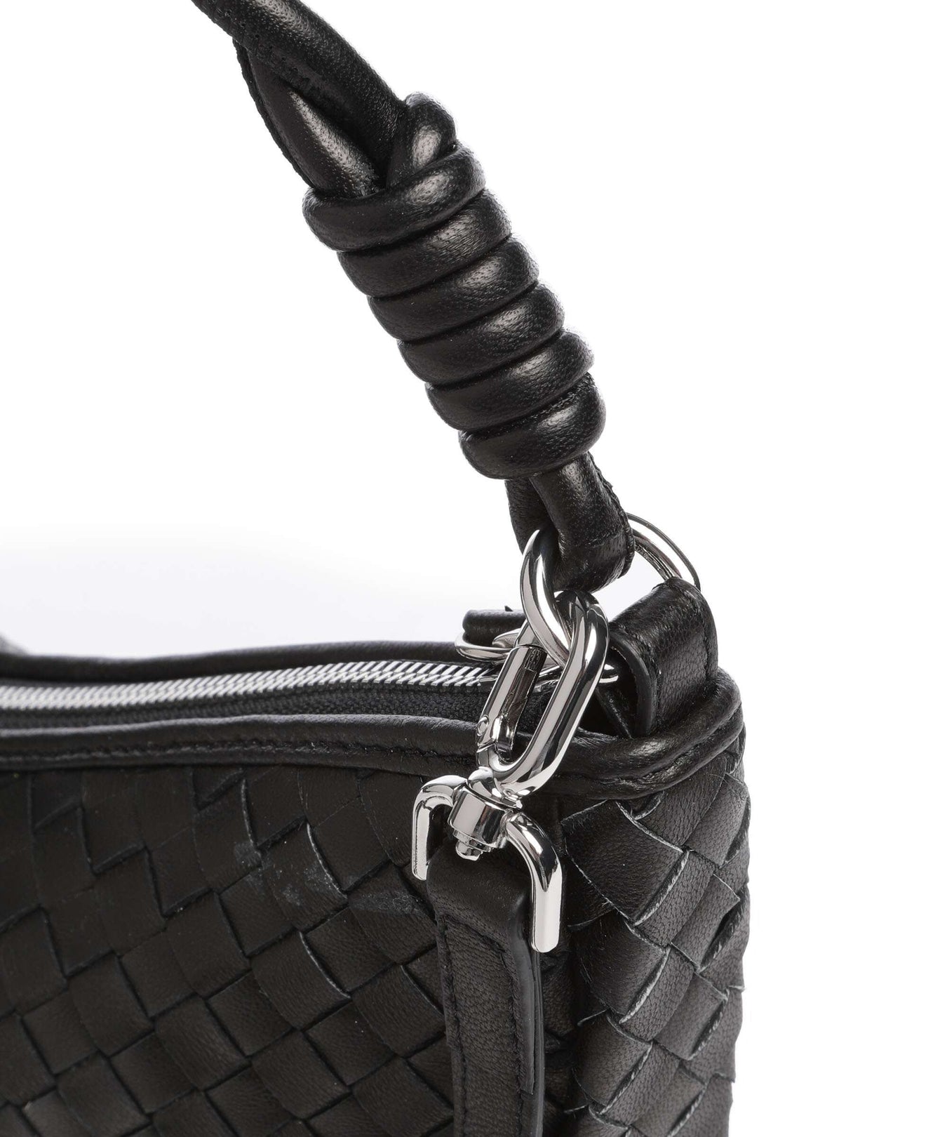 Abro Piuma Moon Shoulder bag black/nickel