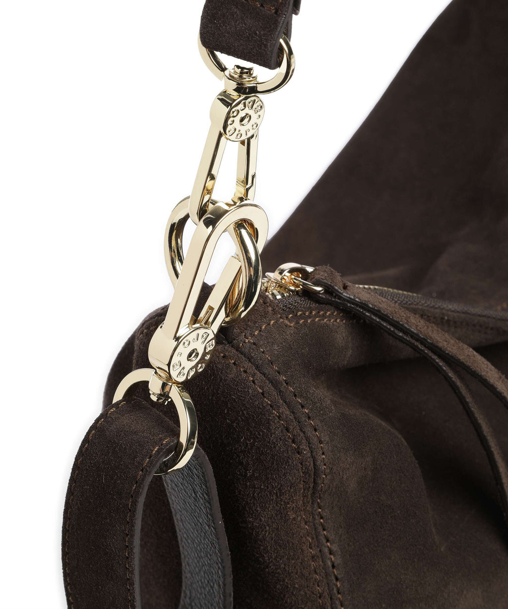 Abro Suede Mina Hobo bag brown