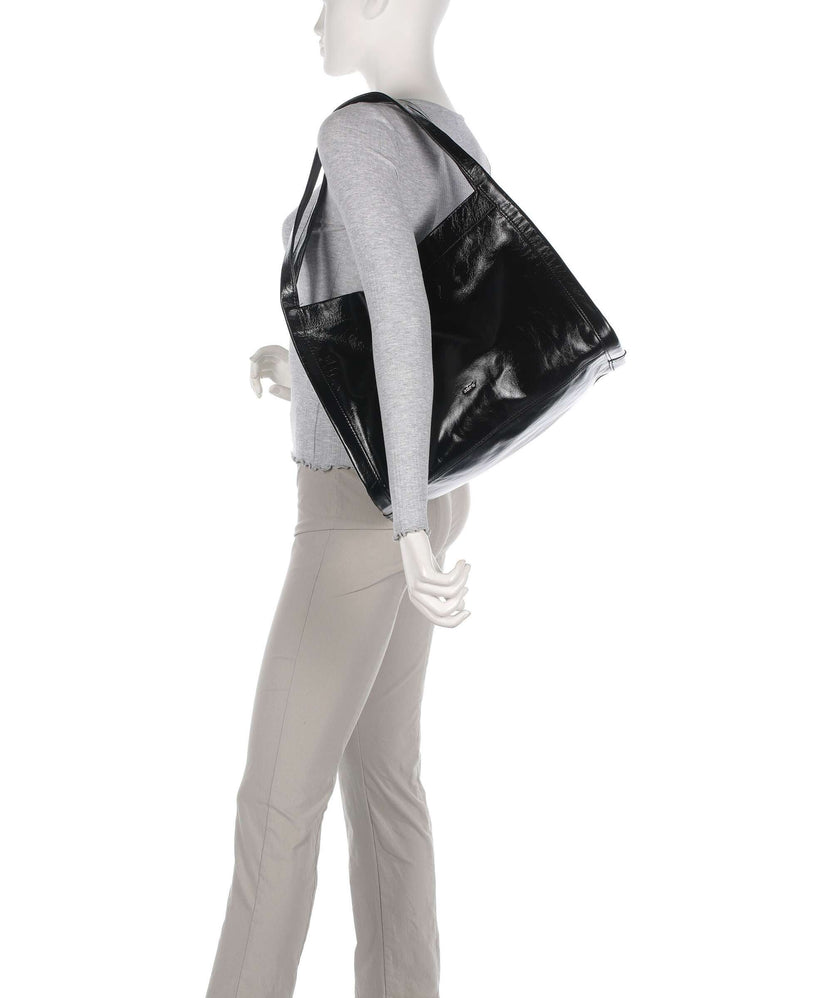 Abro Alias Soft 24H Hobo bag black/nickel