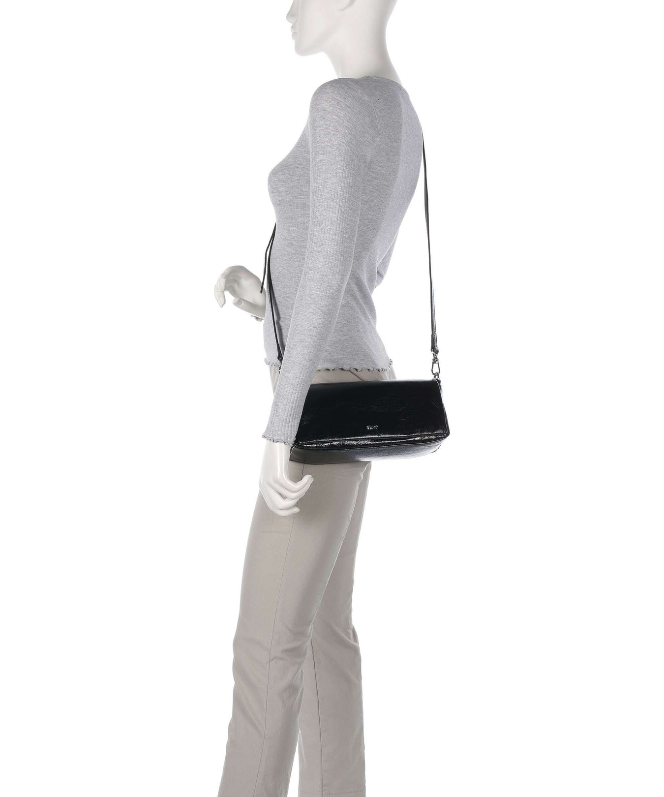 Abro Alias Soft Mila Shoulder bag black/nickel