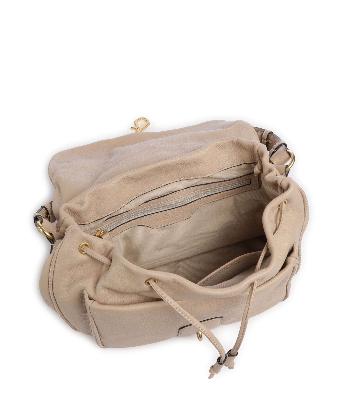 Abro Dalia Star Saddle Hobo bag natural