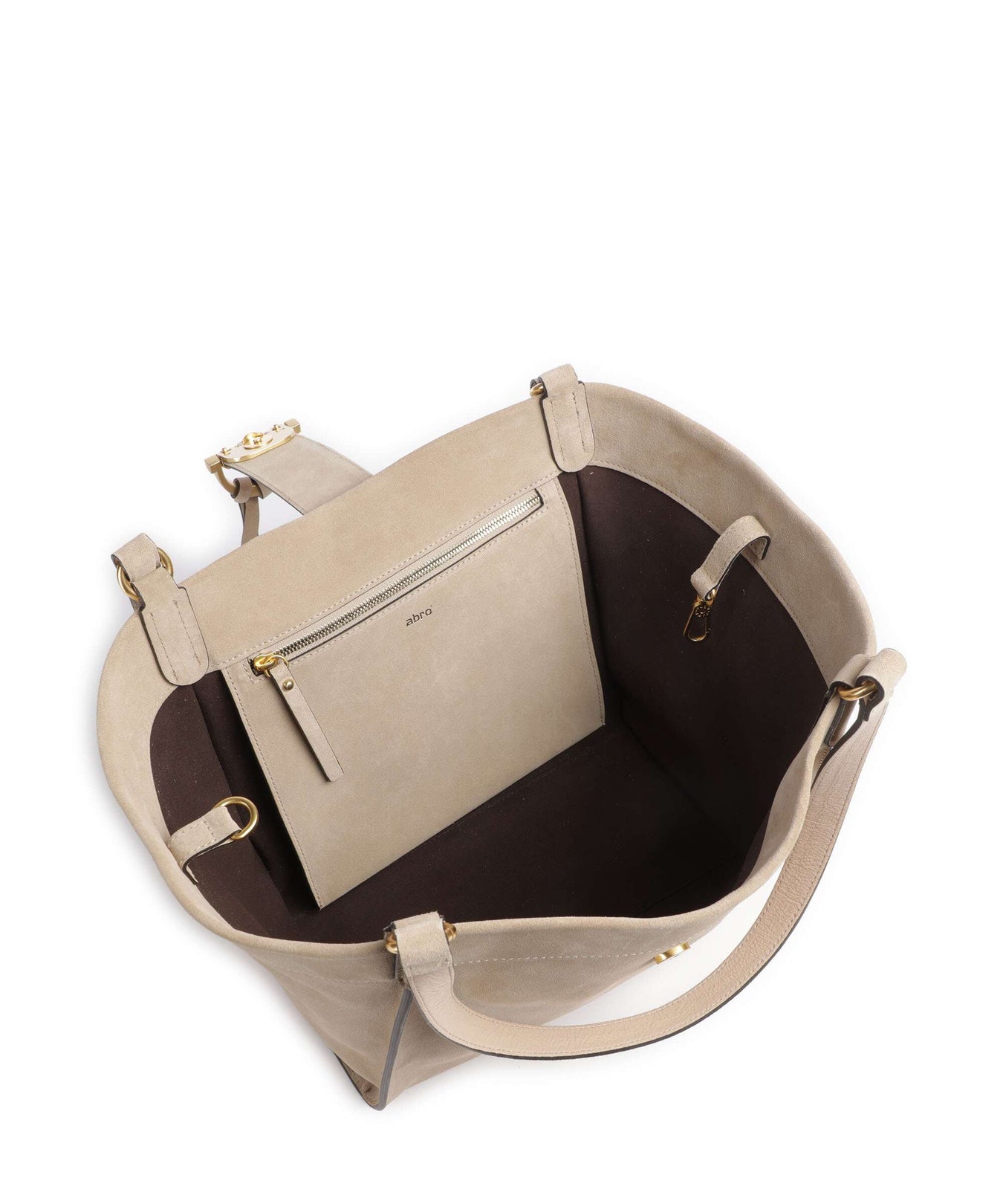 Abro Suede Temi Tote bag natural