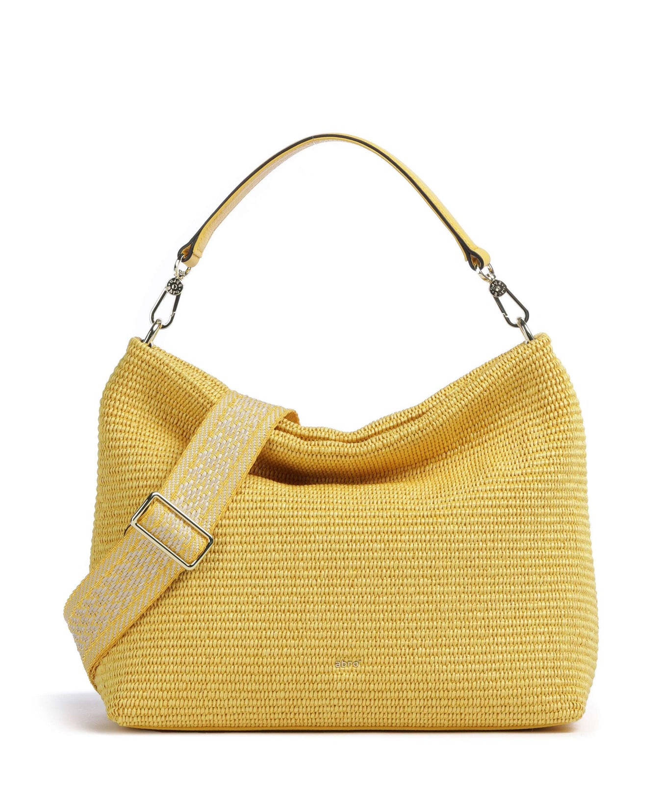 Abro Raffia Kaia Hobo bag zabaione