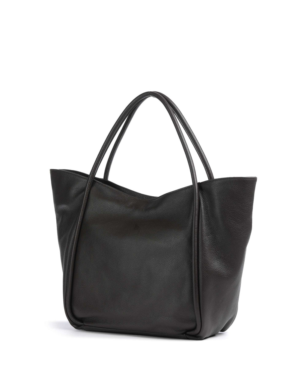 Abro Dalia Willow Tote bag dark brown