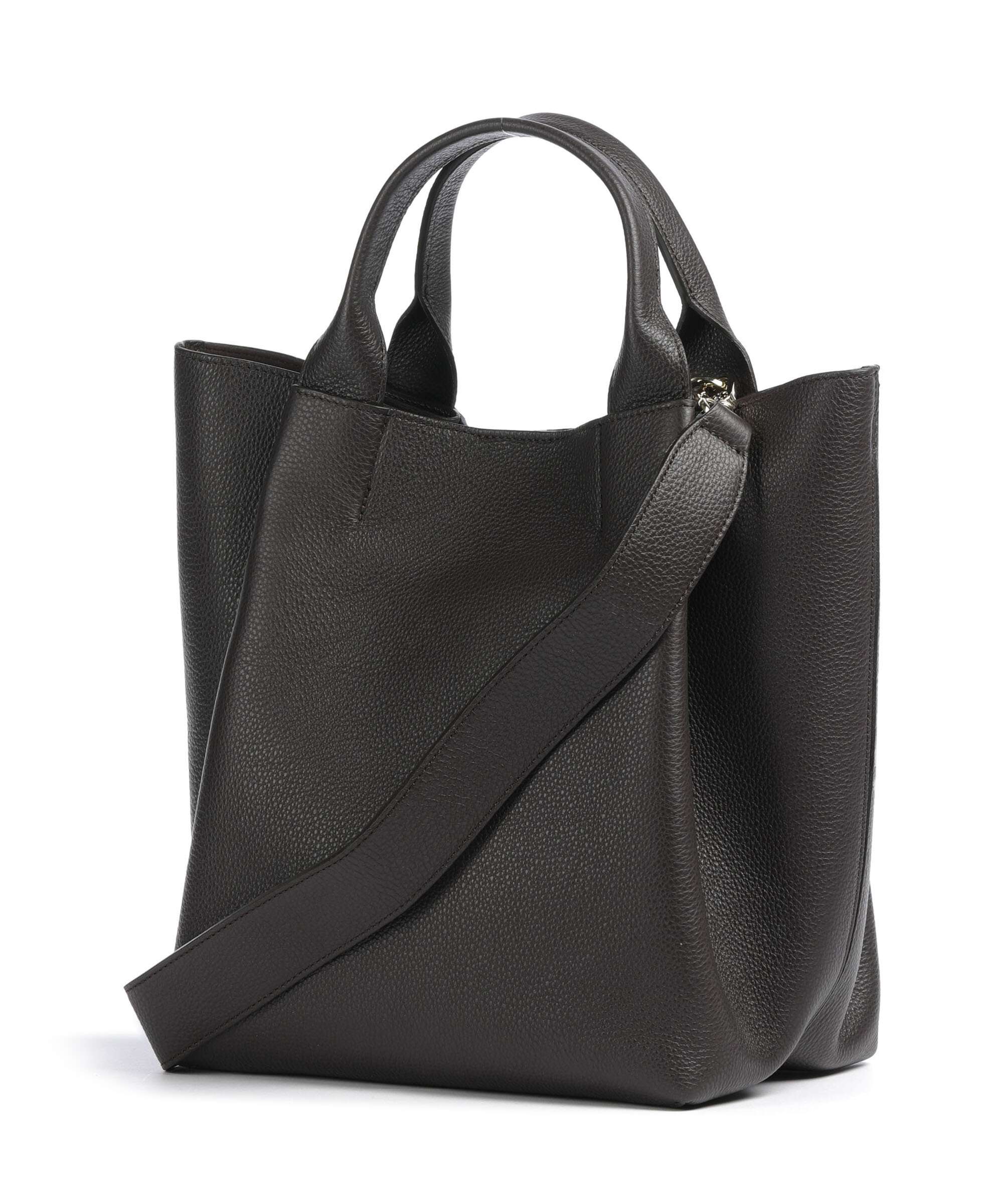 Abro Agave Essential Medium Handbag dark brown