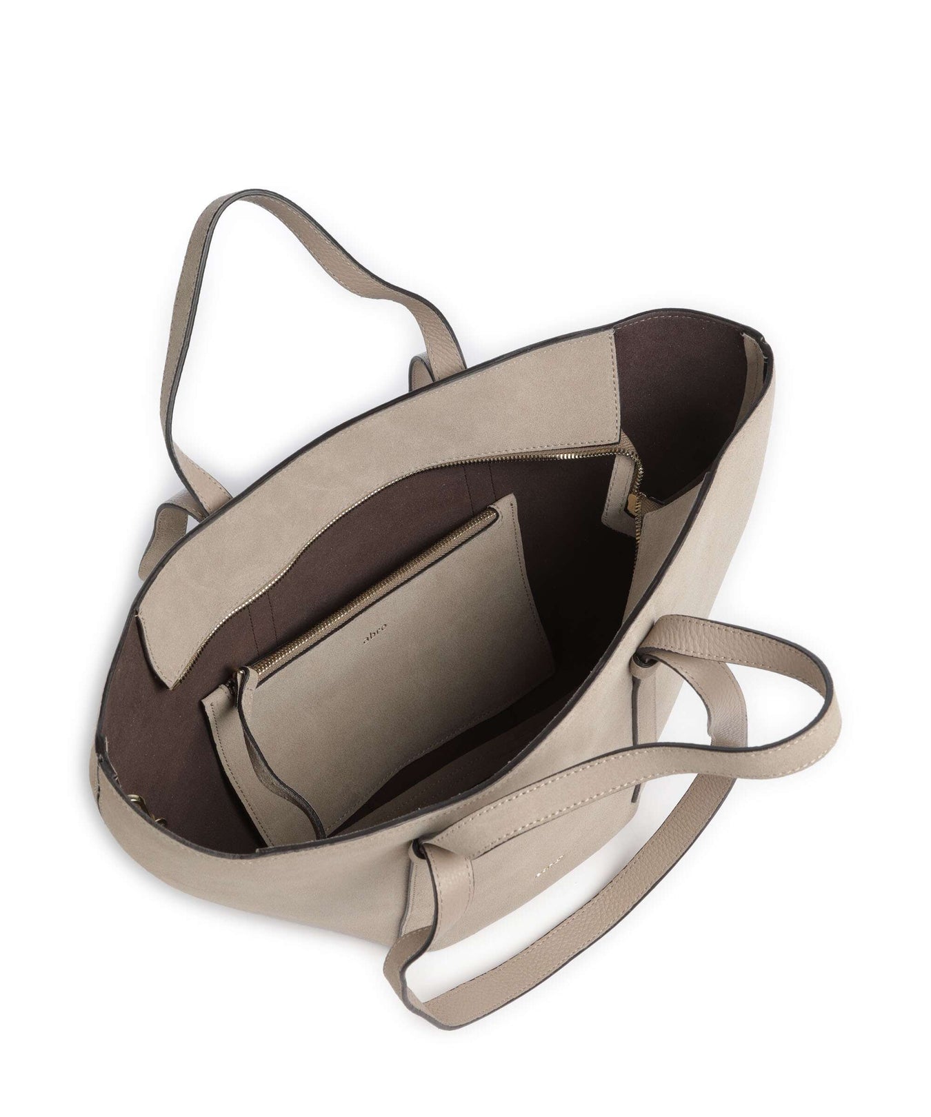 Abro Suede Cosmo Medium Tote bag siena