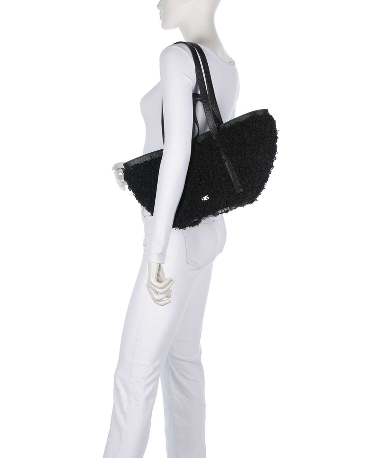 Abro Latxa Cosmo Medium Tote bag black/gold