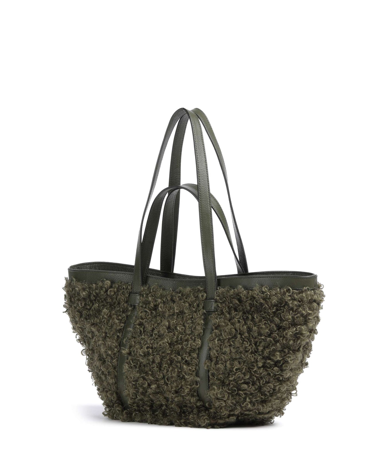 Abro Latxa Cosmo Medium Tote bag oliv