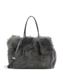 Abro Shearling Noelle Handbag grey