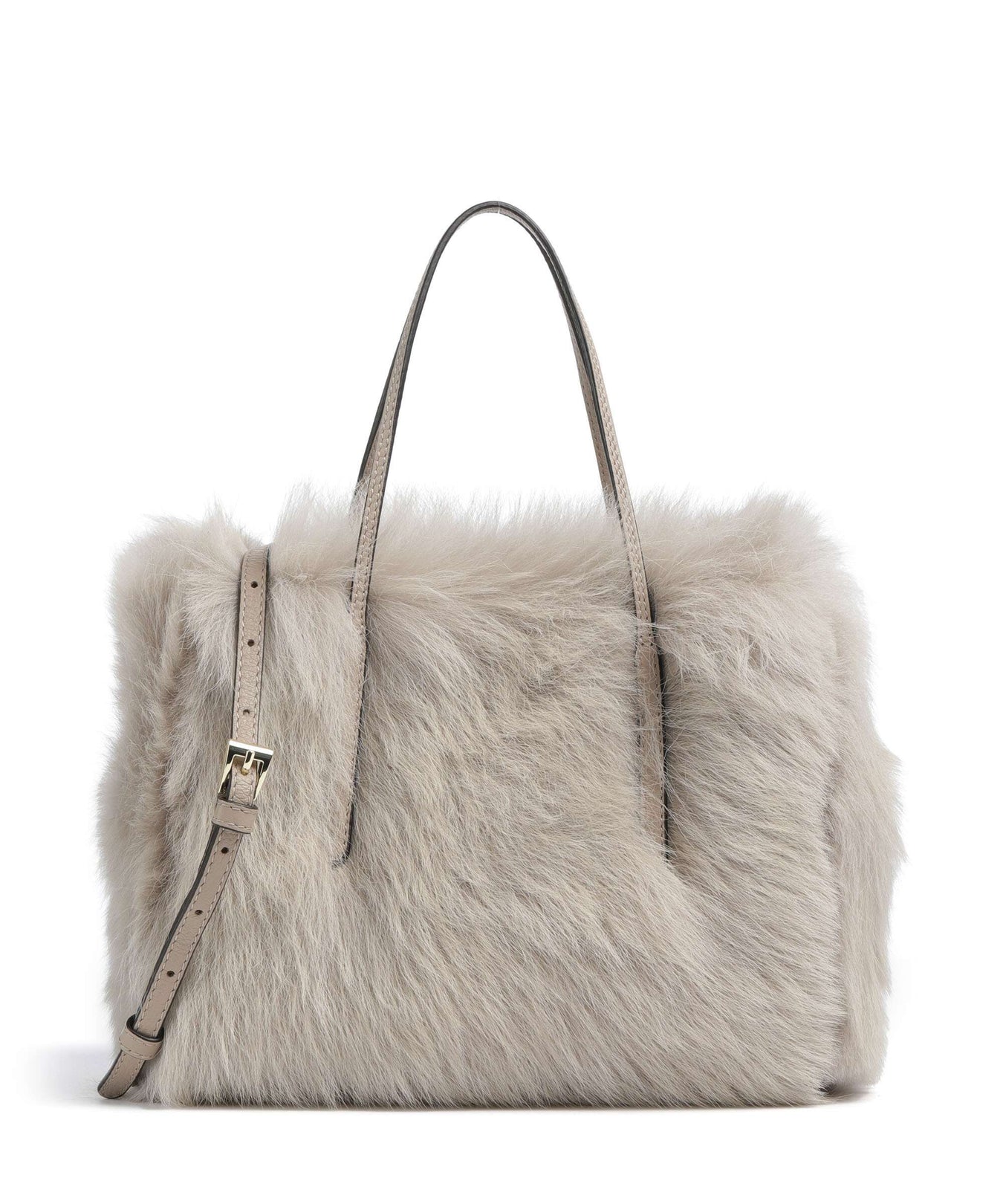 Abro Shearling Noelle Handbag siena