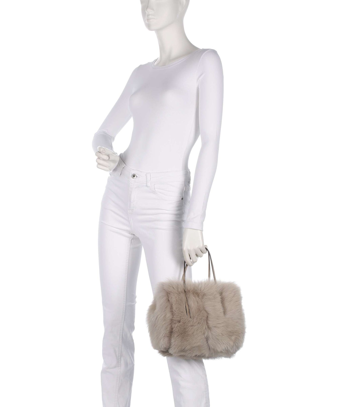 Abro Shearling Noelle Handbag siena