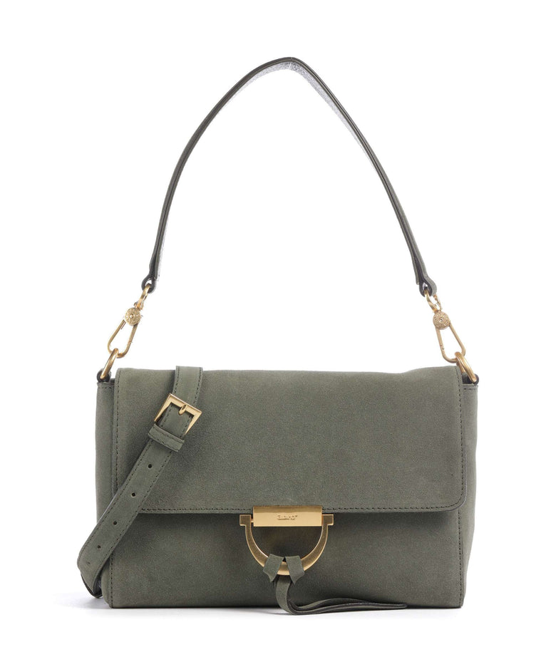 Abro Suede Temi Shoulder bag oliv