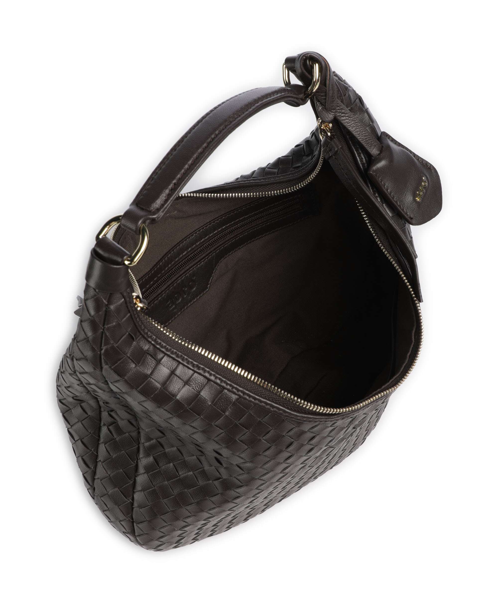 Abro Piuma Nana Small Hobo bag dark brown