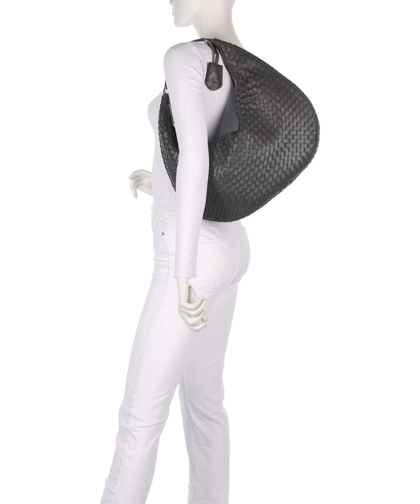 Abro Piuma Nana Hobo bag grey