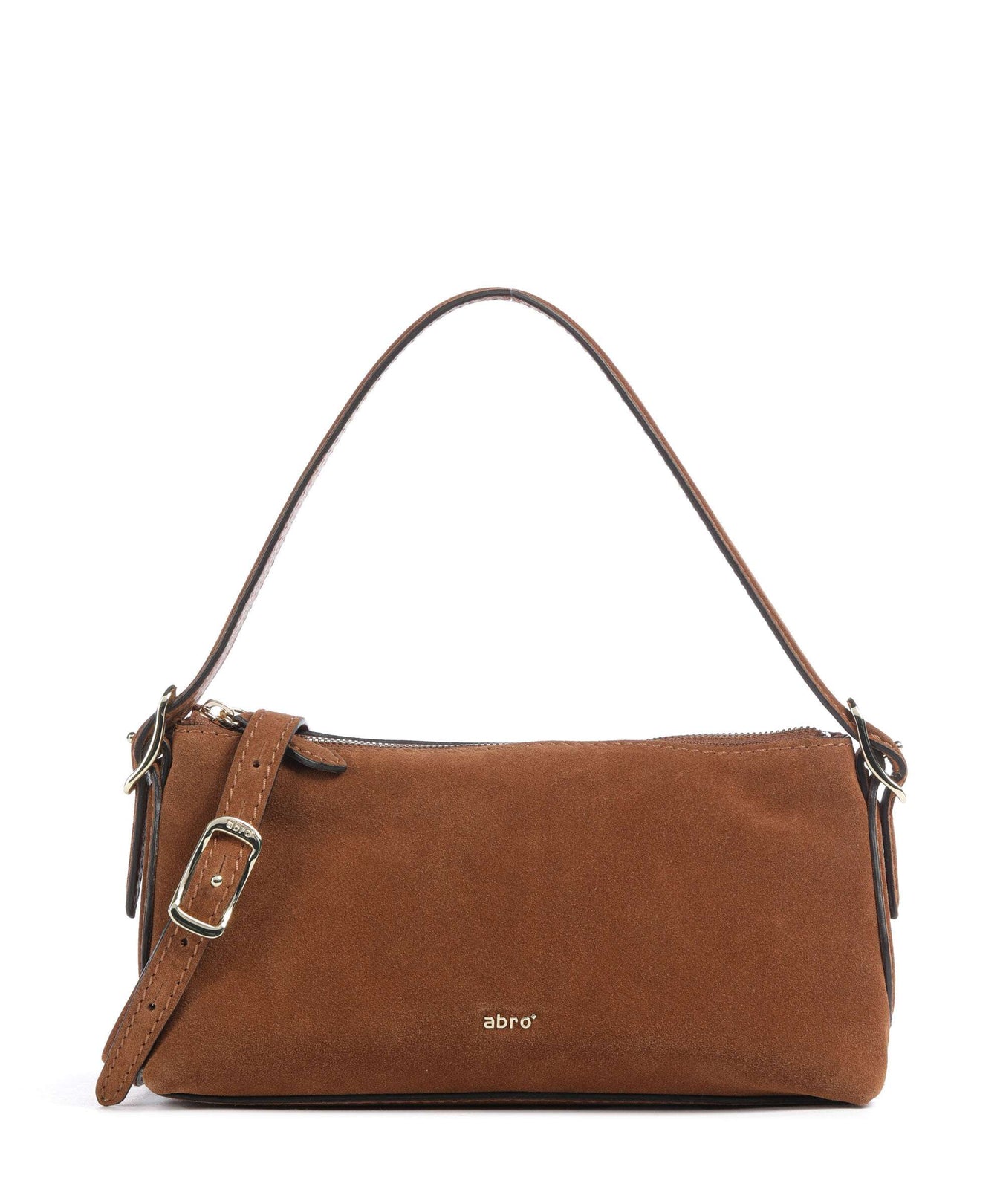 Abro Suede Carina Shoulder bag cuoio