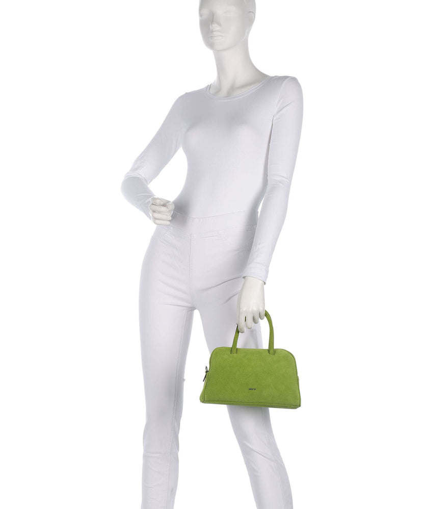 Abro Suede Amara Handbag lime