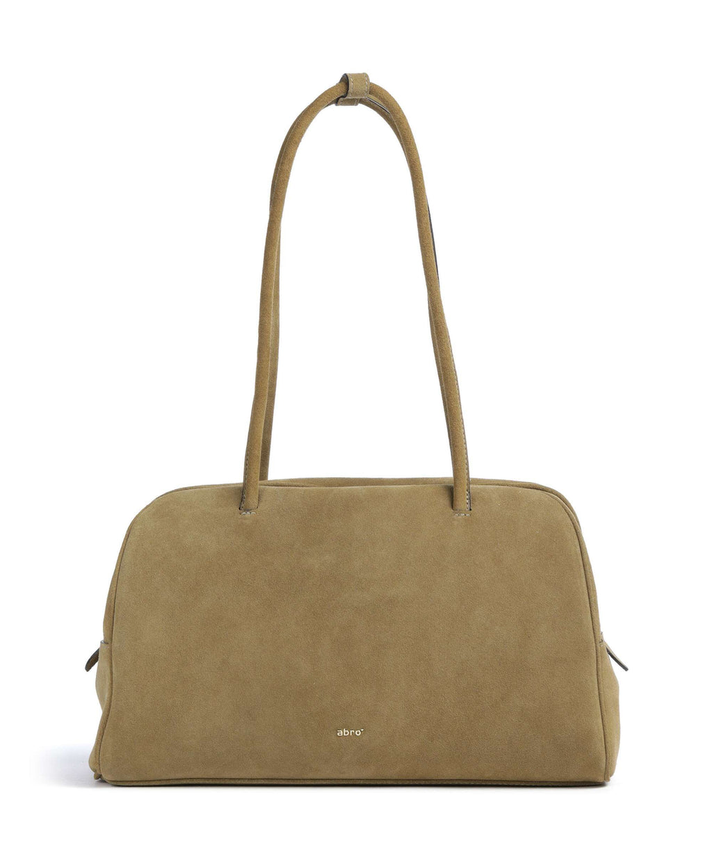 Abro Suede Amara Shoulder bag mud