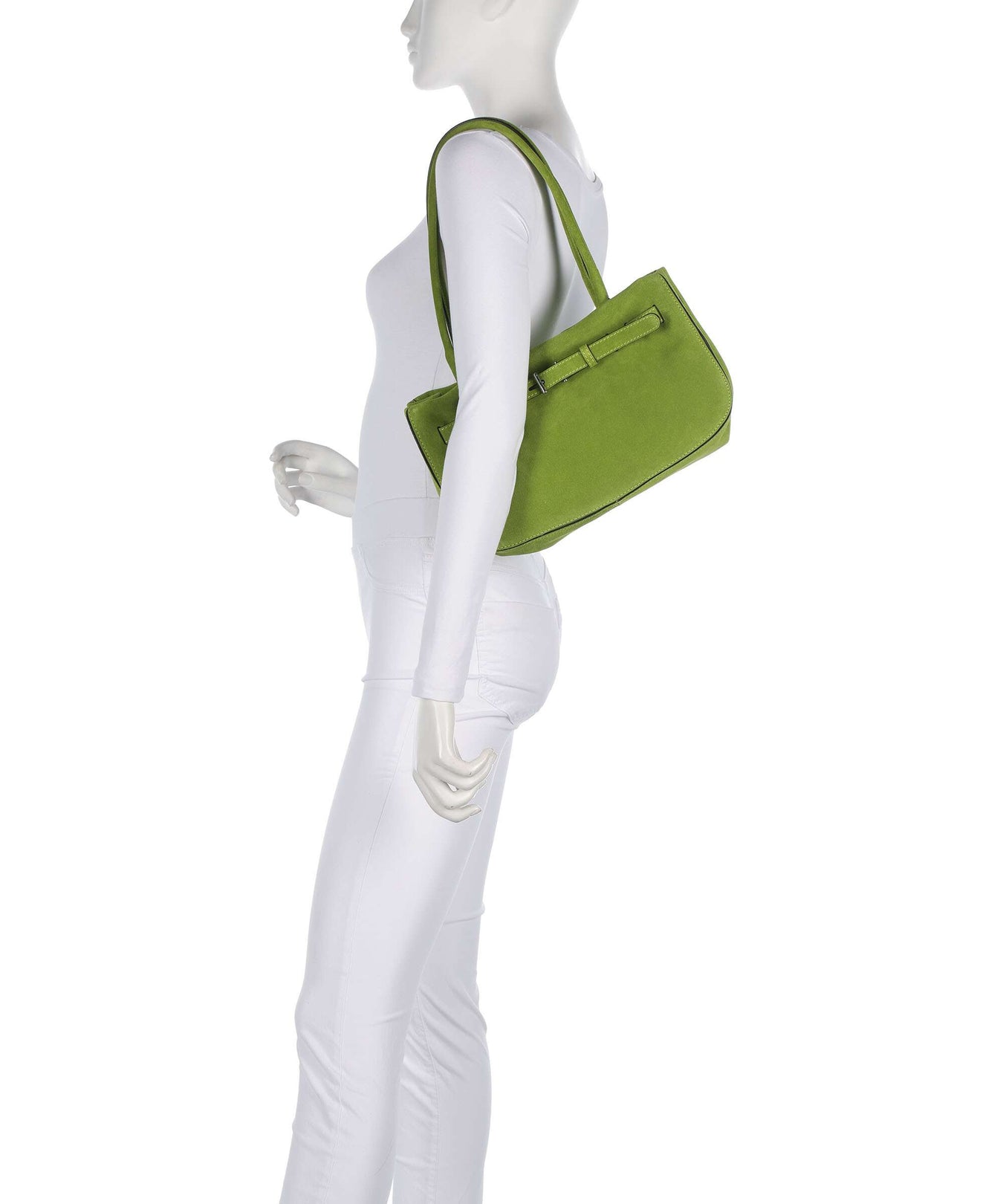 Abro Suede Jill Shoulder bag lime