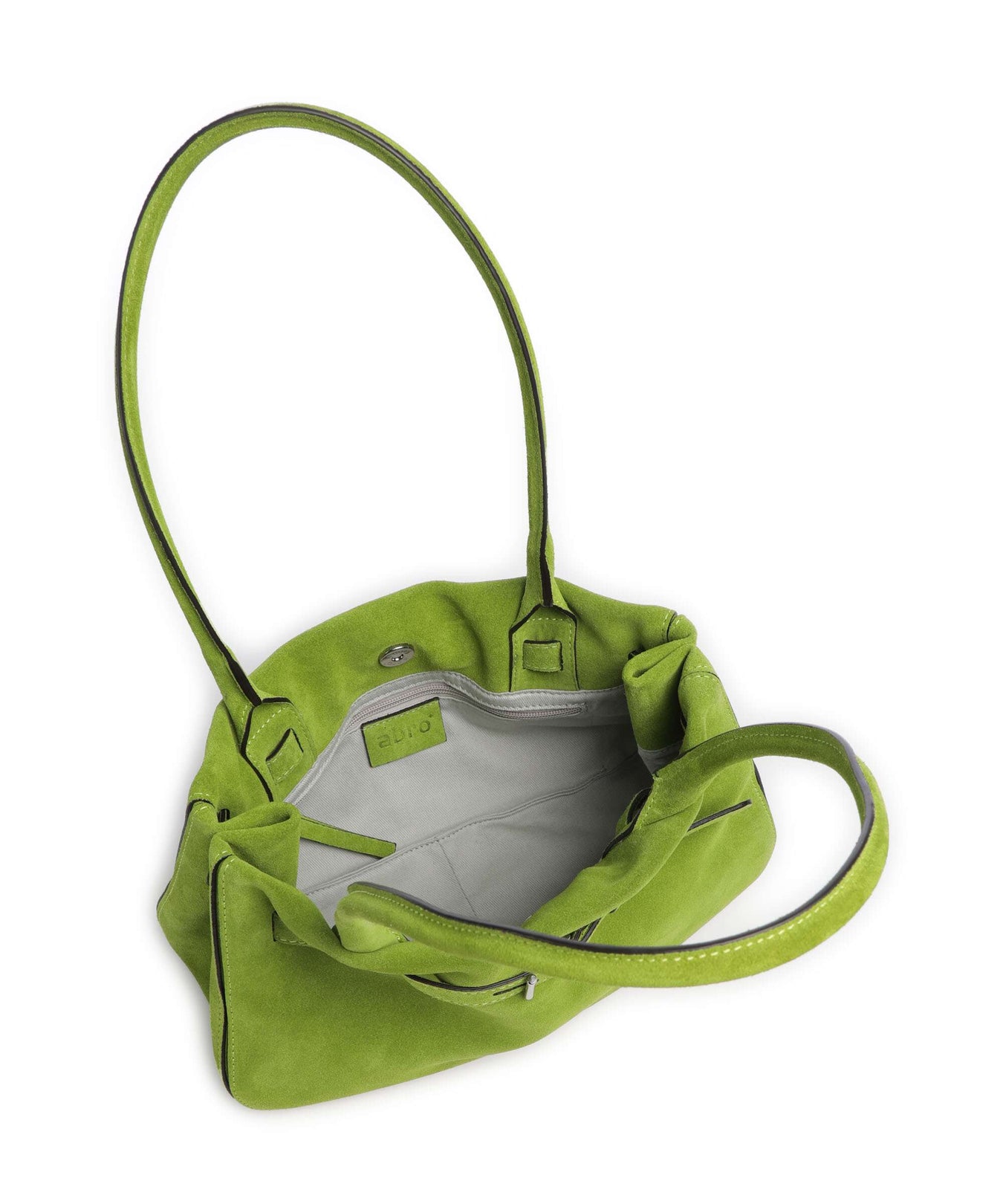 Abro Suede Jill Shoulder bag lime