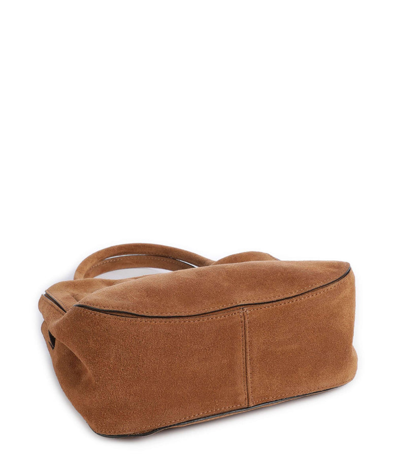 Abro Suede Jill Handbag cuoio