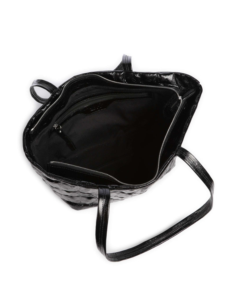 Abro Maxi Cocco Alba Shoulder bag black/nickel