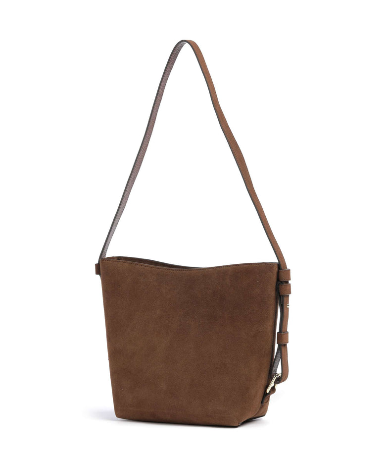 Abro Suede Cosmo Crossbody bag wood