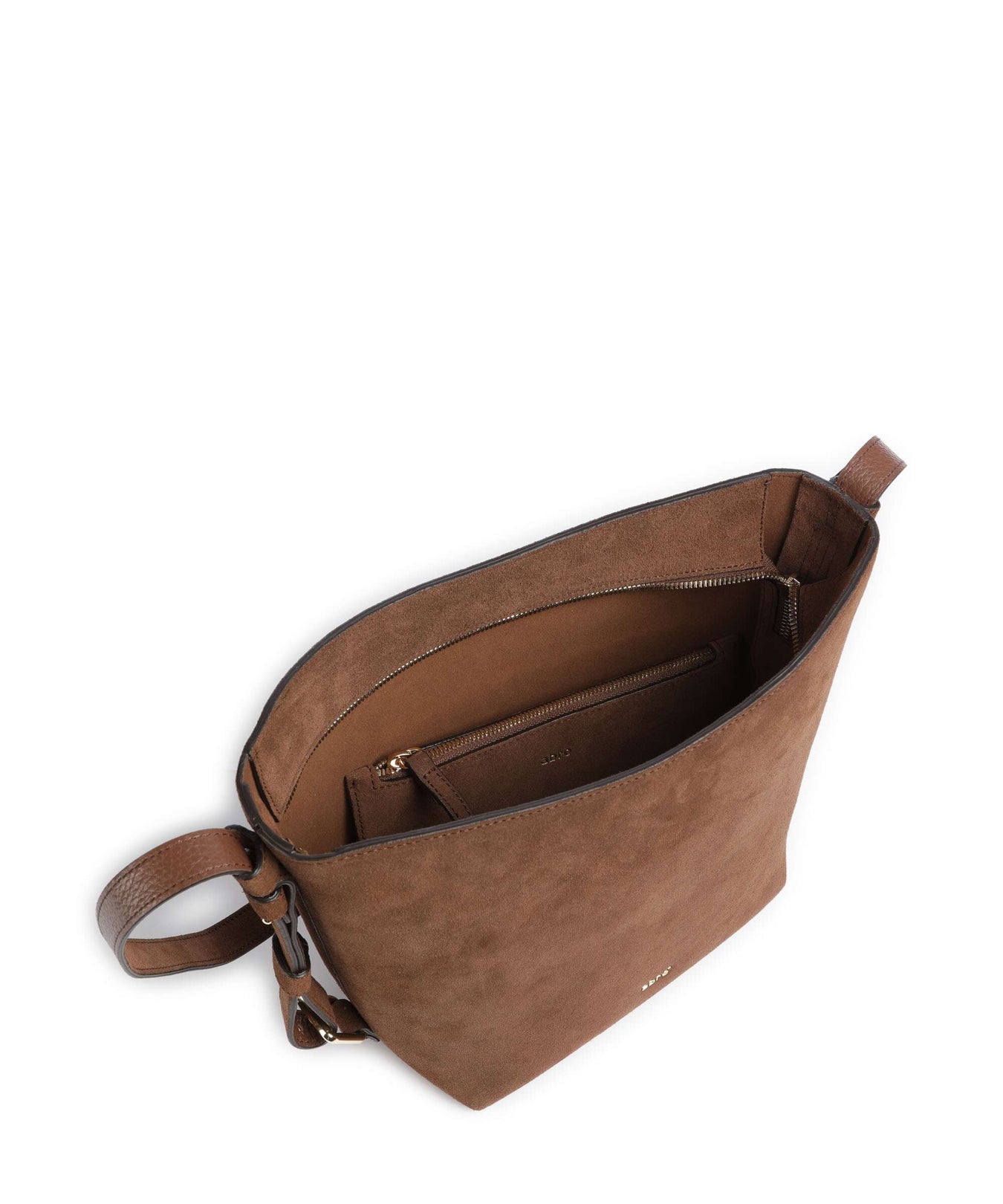 Abro Suede Cosmo Shoulder bag wood