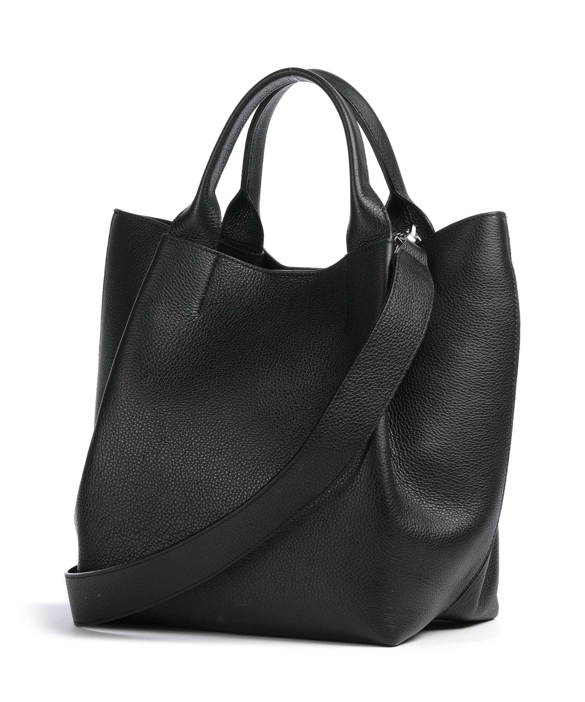 Abro Agave Essential Medium Handbag black/nickel