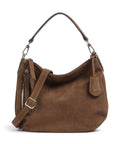 Abro Suede Juna Small Hobo bag wood