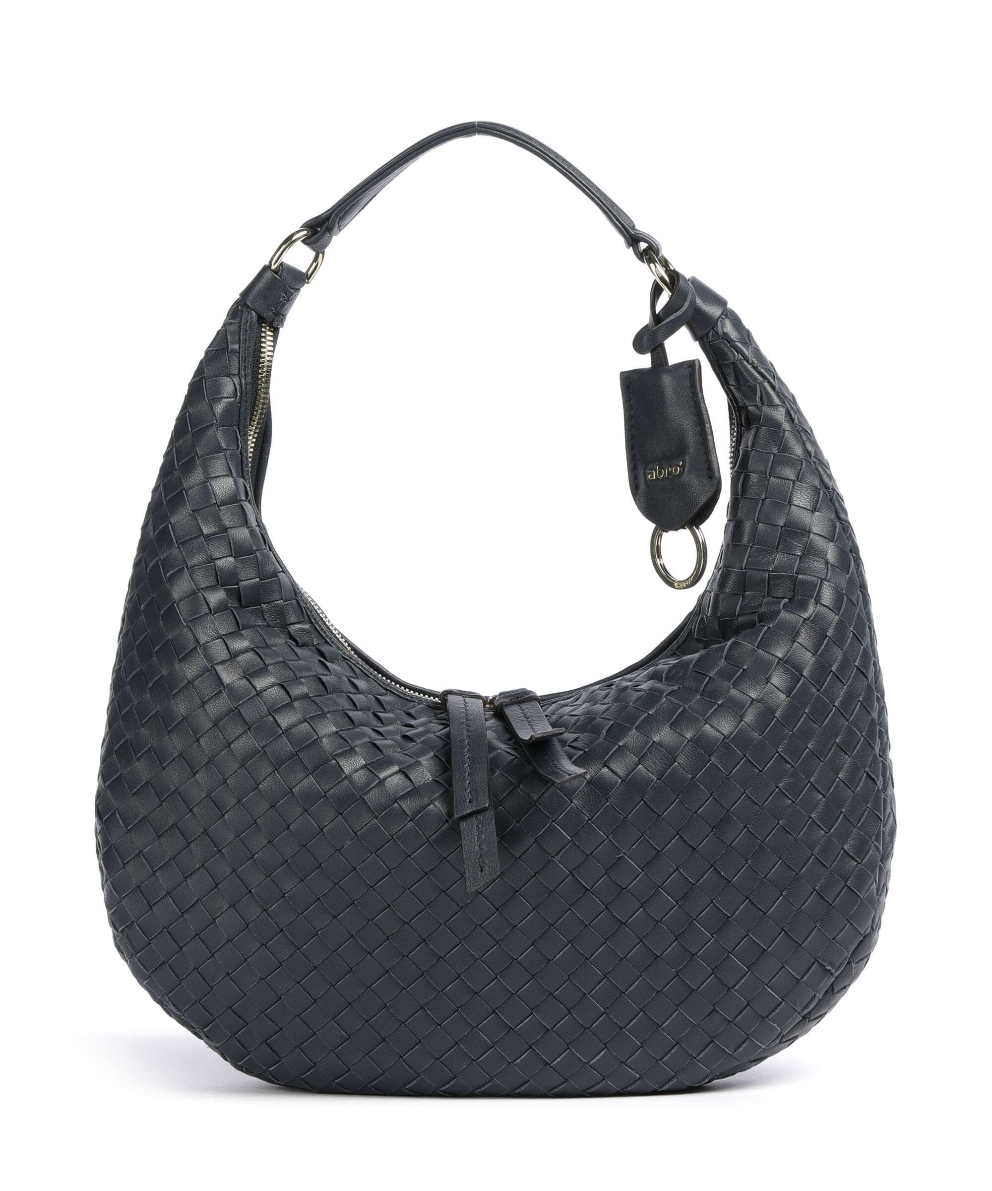 Abro Piuma Nana Small Hobo bag navy