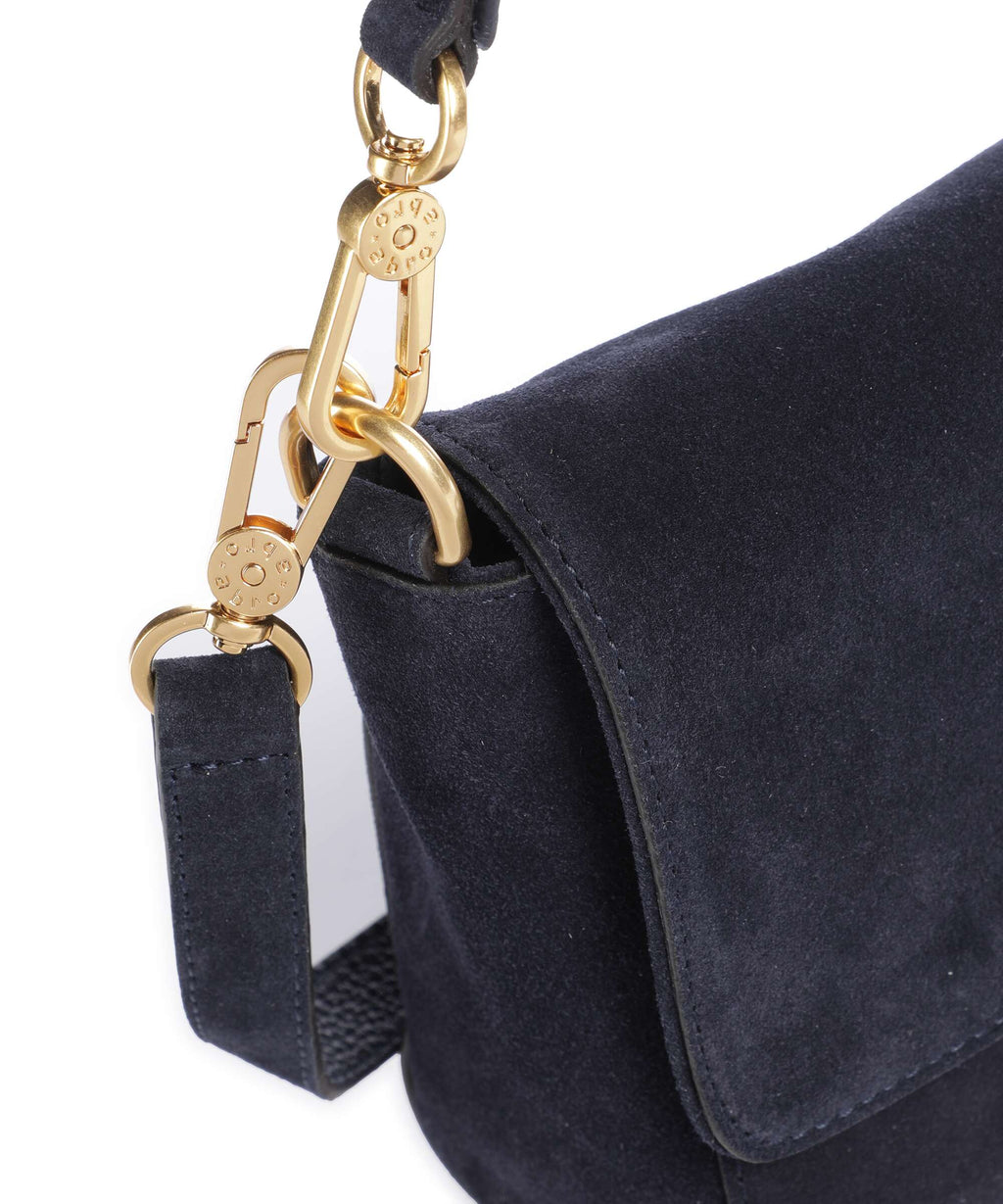 Abro Suede Temi Shoulder bag navy